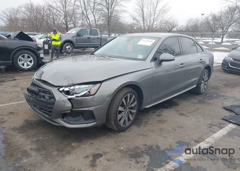 2022 Audi A4 Premium Plus 40 Tfsi Quattro S Tronic z USA, uszkodzony, nr VIN WAUBBAF47NN001740
